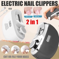 2in1 electric nail clippers - electric,