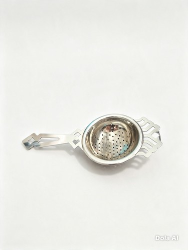 Vintage nutbrown tea strainer - tea,