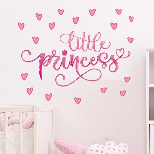 Purple pink hearts wall - purple,