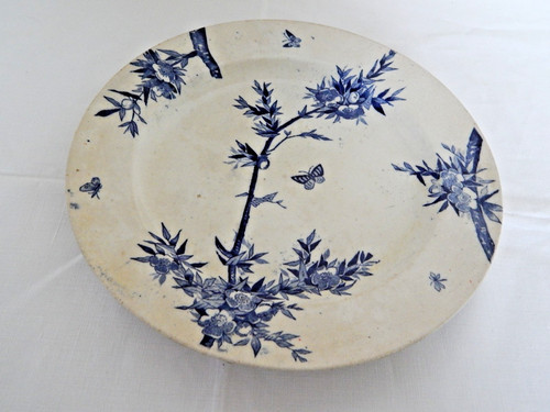 Antique early belleek - early, blue