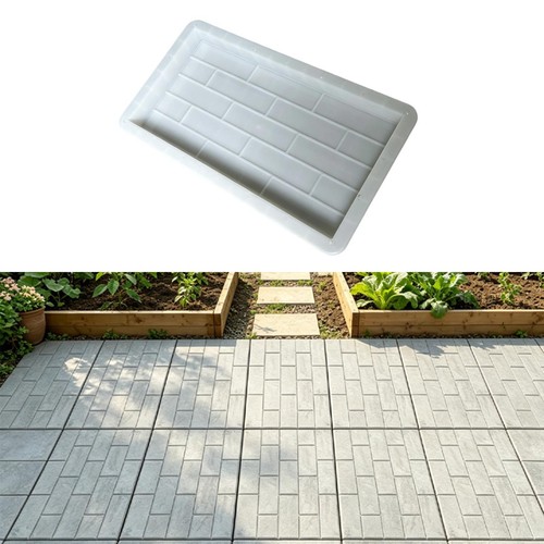 Cement paving brick mold - cement,