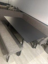 Corner dining table - table, bench