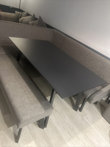Corner dining table - table, bench