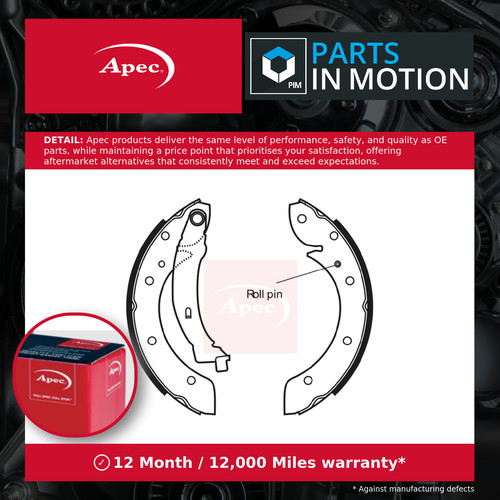 Brake shoes set fits citroen - fits,