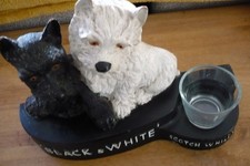 Vintage black white whiskey - &,