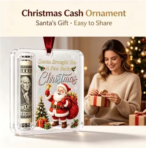Christmas money holder - christmas,