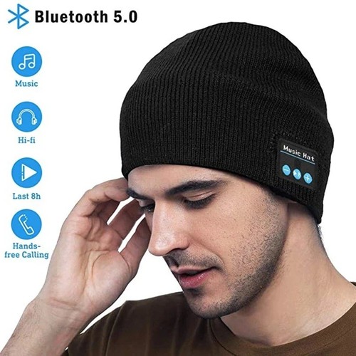 Bluetooth earphone music - bluetooth, hat
