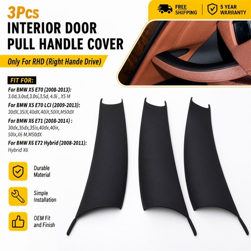 Interior door handle panel - interior,