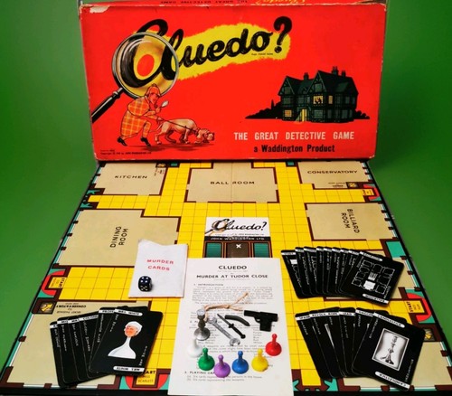 Vintage waddington cluedo - vintage,