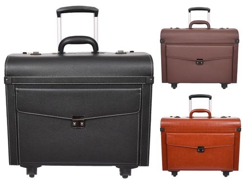 Rolling pilot case faux - rolling,
