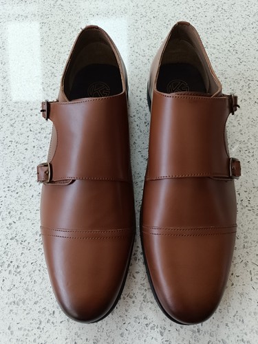 Kurt geiger monk strap brown - strap,