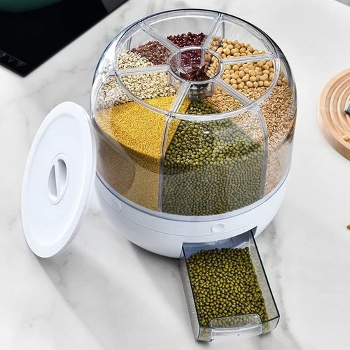 360 rotating grid cereal - 360°, 6-grid