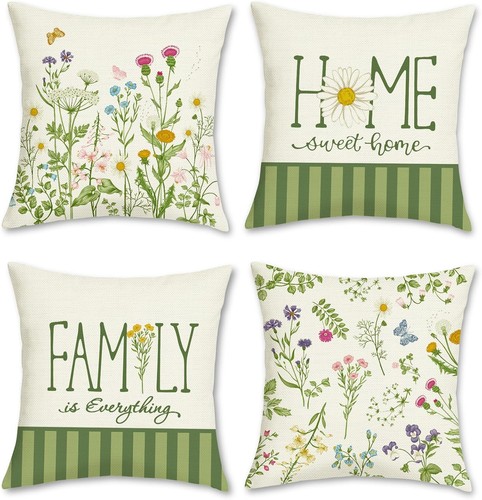 Bonhause spring floral cushion - spring,