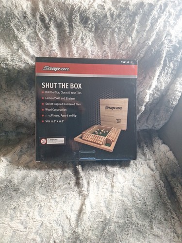 Snap shut the box sealed - shut,