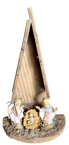 Vintage nativity italian italy - vintage,