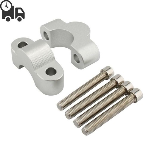 Aluminum handlebar bar risers - aluminum,