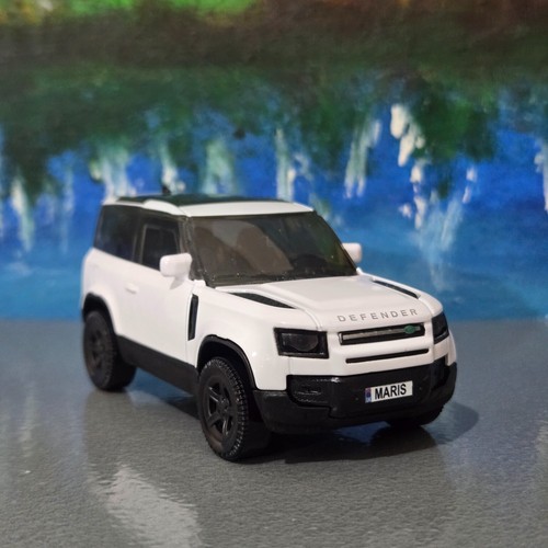 White land rover range - white, 1:43