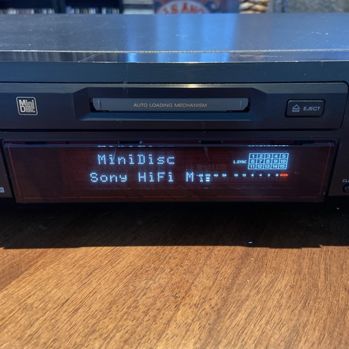 Sony minidisc recorder player - sony,