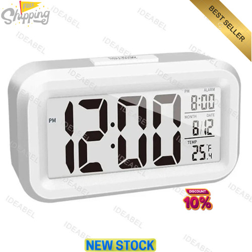 Digital led bedside snooze - led,