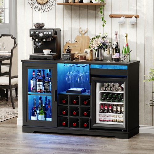 Coffee bar cabinet with - cabinet,