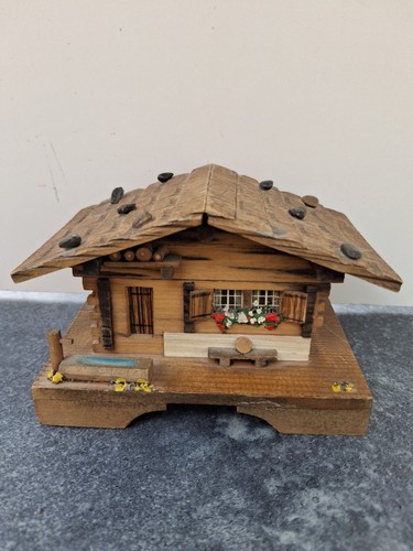 Vintage reuge swiss chalet - reuge,