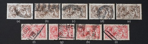 George seahorses stamps - seahorses,