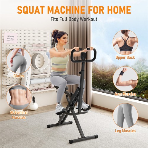 Squat rowing machine foldable - machine,