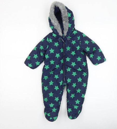 Unisex baby blue star print - baby,