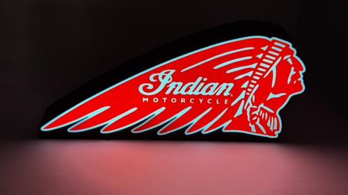 Indian motorcycle lighted - -,