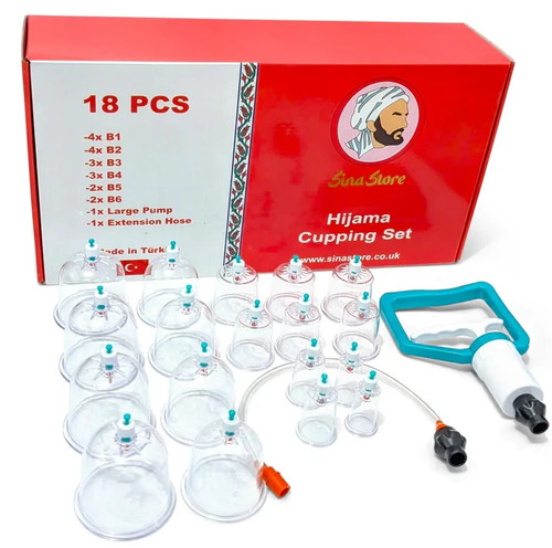 Hijama cupping therapy set 18 - set, (18