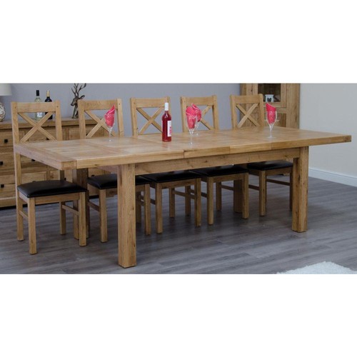 Solid oak 180cm - solid, extending