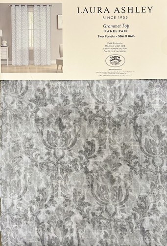 Laura ashley grey scroll - grey,