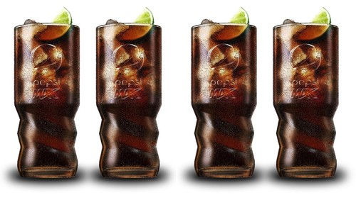 Pepsi max glass 16oz - 4x,