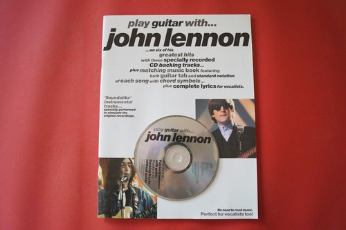 John lennon play guitar with - lennon,