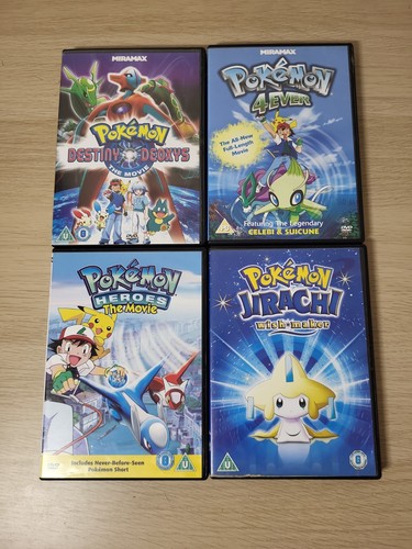 Pokemon dvd bundle jirachi - pokemon,