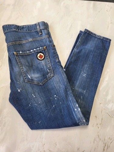 Dsquared2 blue distressed - blue,