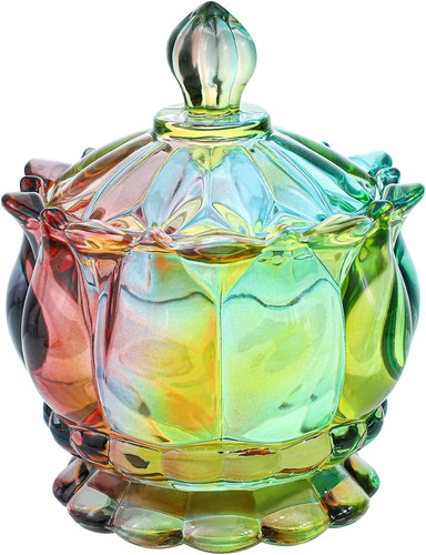 Colorful embossed glass - 6,