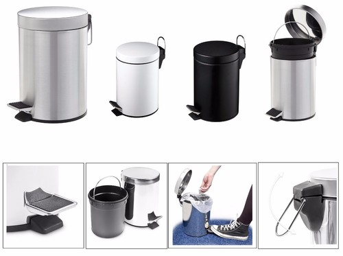 Litre pedal bin lid rubbish - bin,