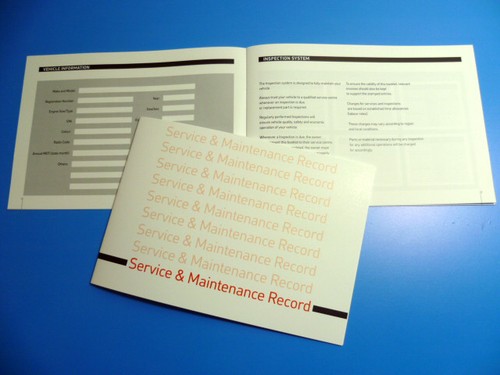 Rover 45 service book - rover,
