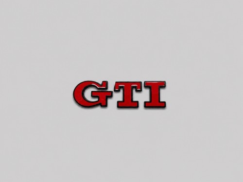 Golf gti badge emblem rear - emblem,