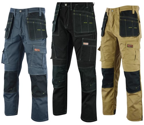 Mens cargo work trousers with - mens,