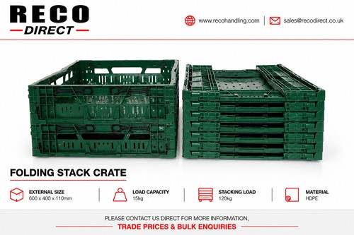 Used folding stacking - used,