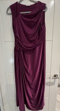 Kaliko purple long satin - purple,
