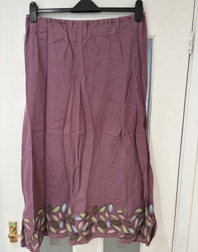 Long purple boden skirt size - purple,