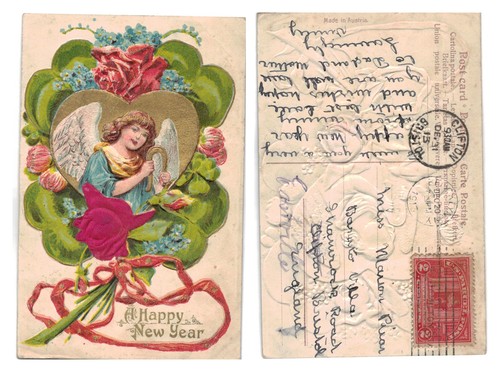Postcard victorian angel - -,
