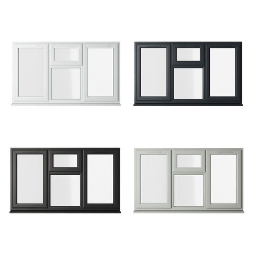 Pvc triple glazed window - triple,