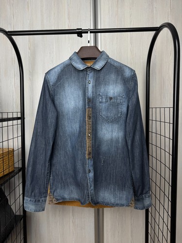 Pearly king blue denim brown - king,