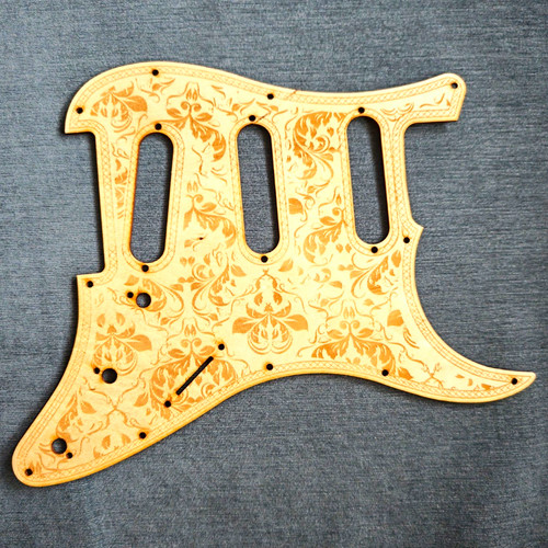 Beige floral engraved - beige,