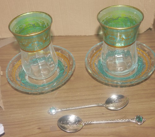 Turkish tea glasses set - turkish,