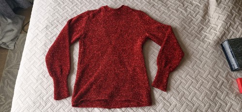 Zara red sparkly jumper - jumper, 14